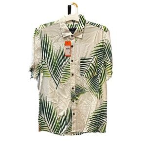 Margaritaville Tropical Green Palm Men's Shirt